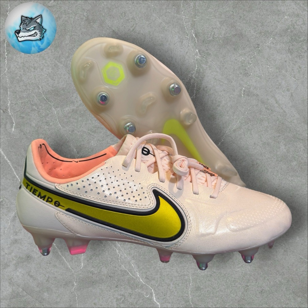 Nike Tiempo Legend 9 Elite SG-Pro AC Guava Ice Soccer Cleats Men's 7 DB0822-801